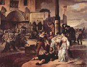 Francesco Hayez Sicilian Vespers, Scene 1 oil on canvas